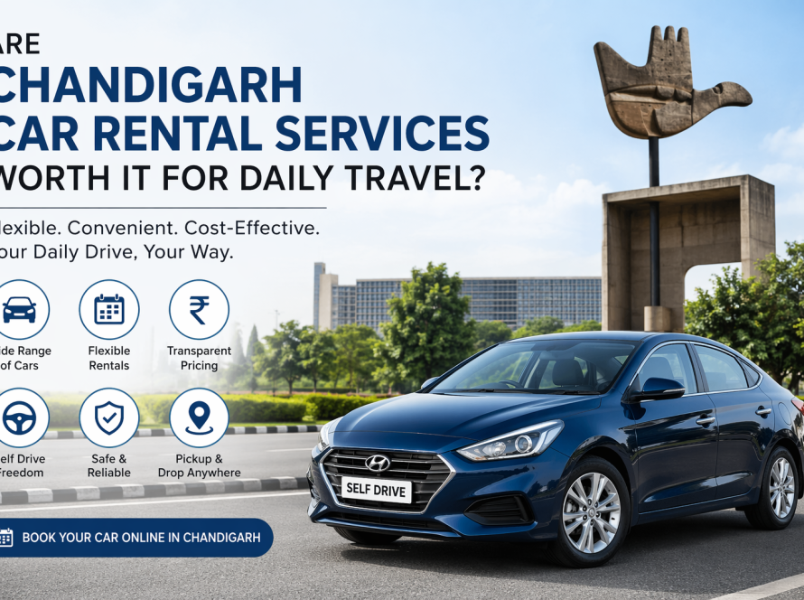 Self drive car rental in Chandigarh with flexible and affordable daily commute options near Open Hand Monument